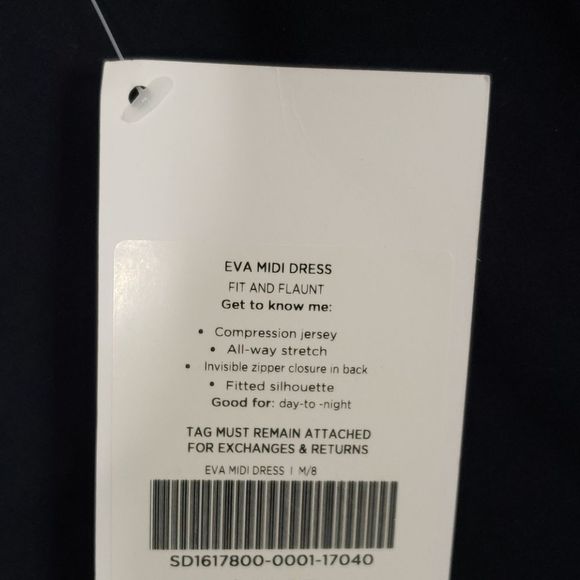 Fabletics Eva Midi Cutout Bodycon Dress Sz. Med. 8 - Picture 3 of 11